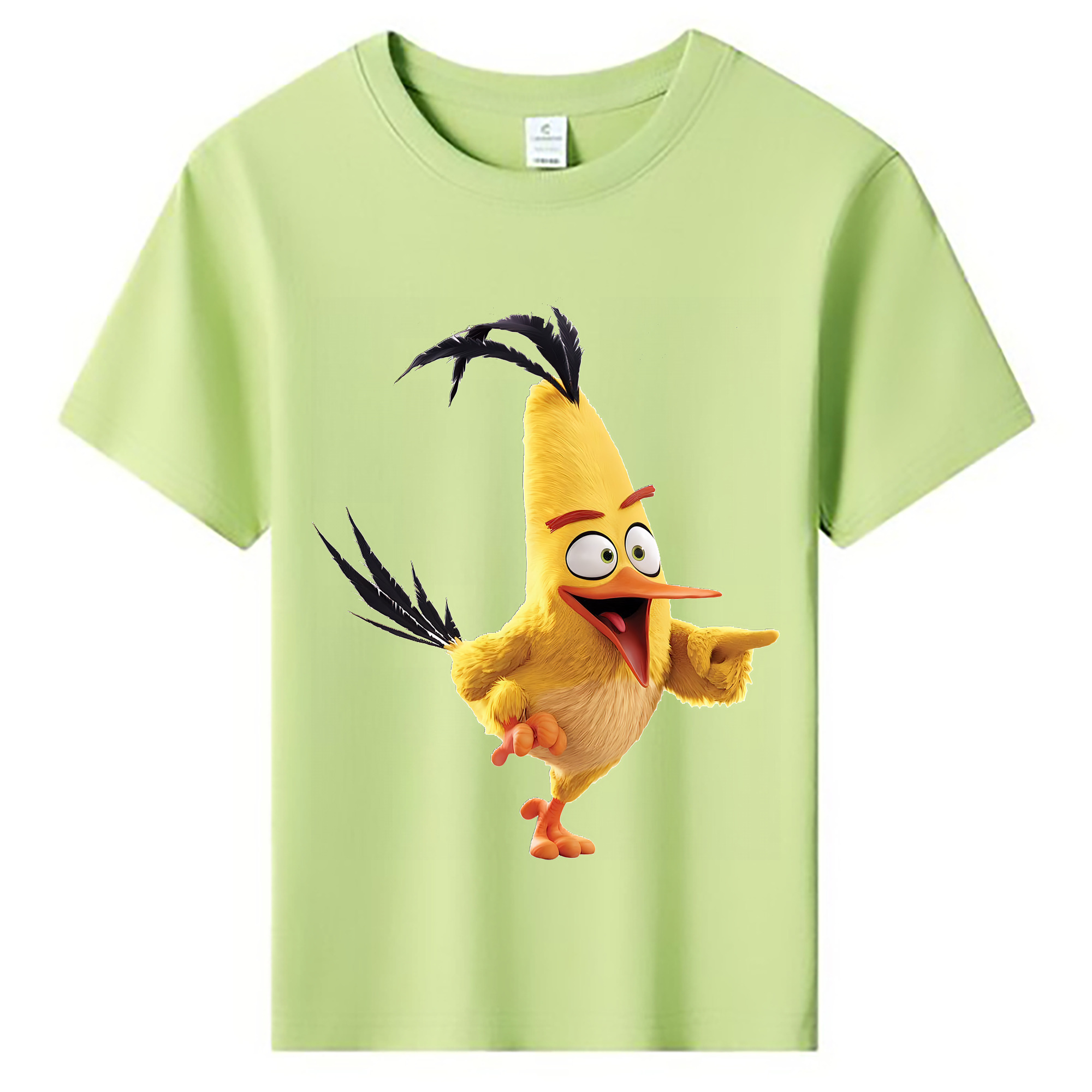（画像用） Angry Birds アングリーバード 綿100％キッズTシャツ（フロントプリント）